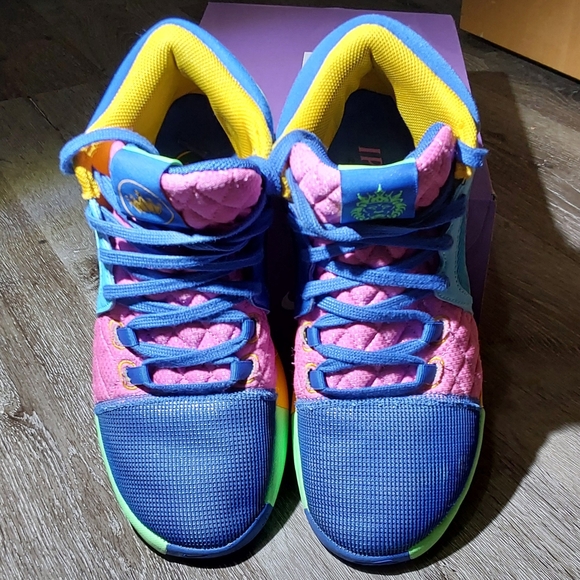 Nike LeBron Witness 8 I Promise School Baltic Blue Playful Pink Size 9.5 Men EUC - Picture 6 of 9